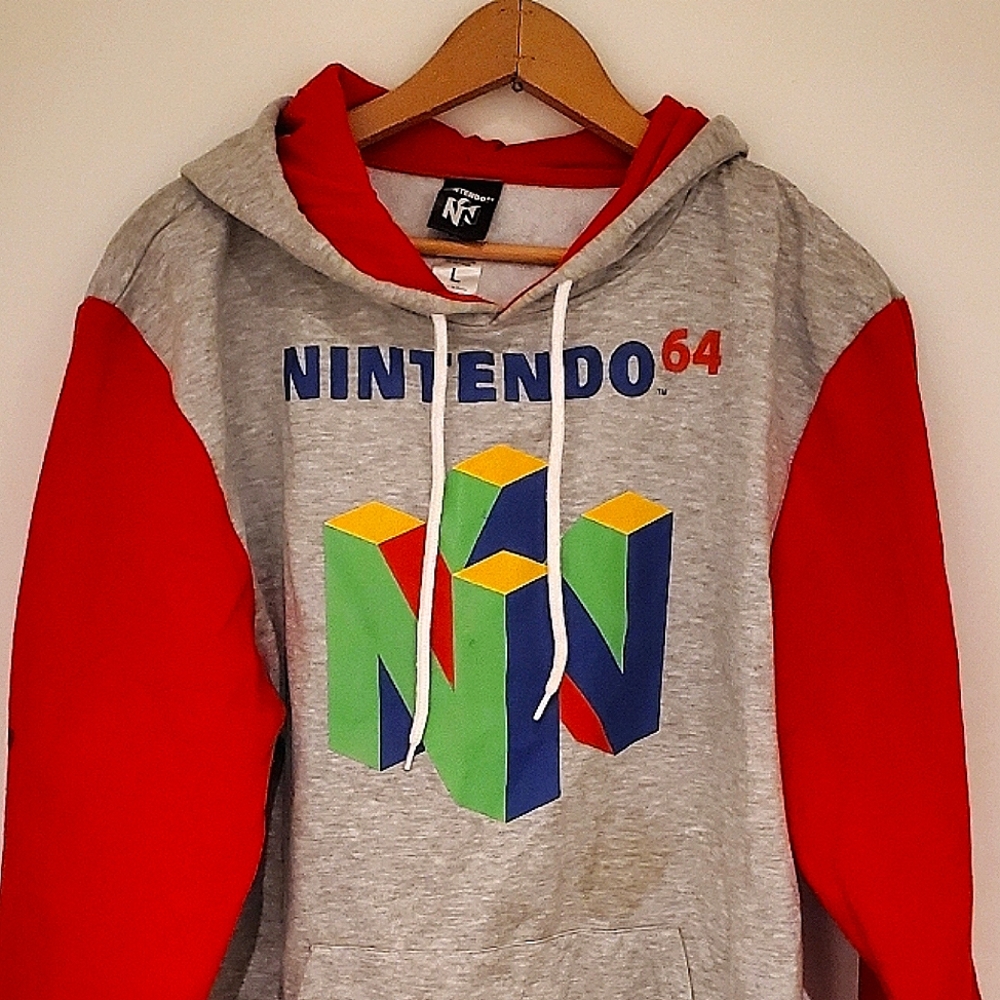 Nintendo 64 gaming hoodie